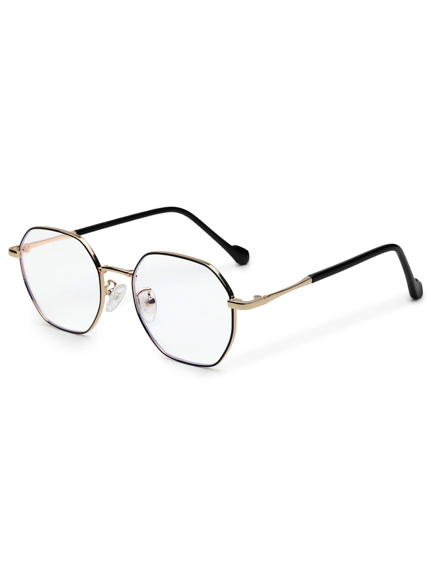 HASHTAG EYEWEAR Clear Lens Hexagonal Full Rim Casual Unisex Computer Glass - MLAB-1351732-C3 (44)