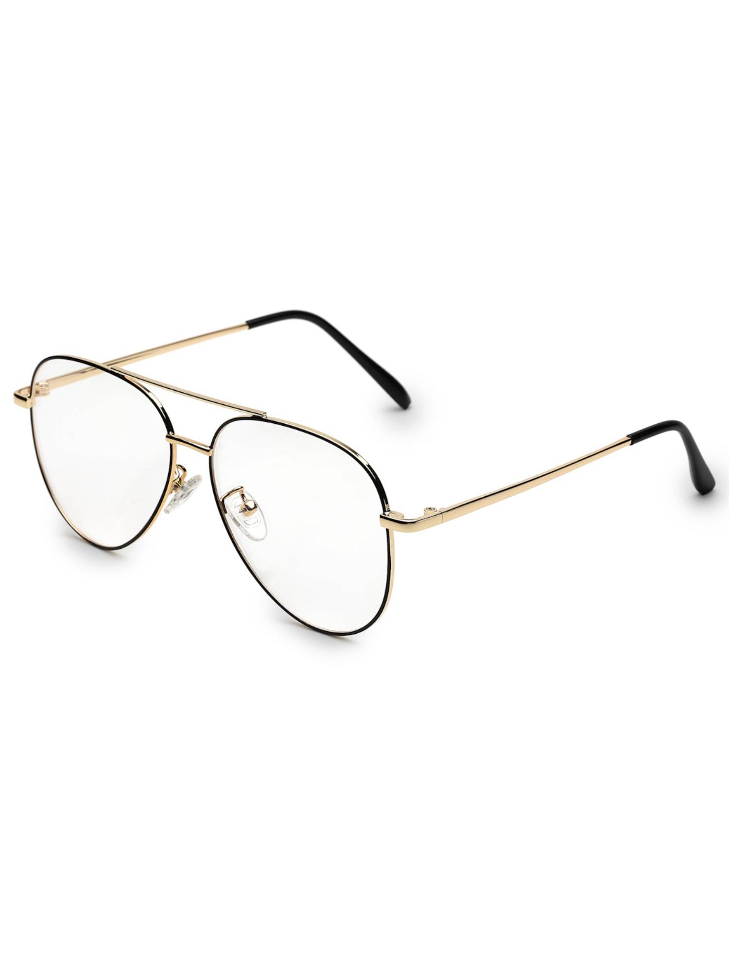 HASHTAG EYEWEAR Clear Lens Aviator Full Rim Casual Unisex Computer Glass - MLAB-131562-C7 (50)