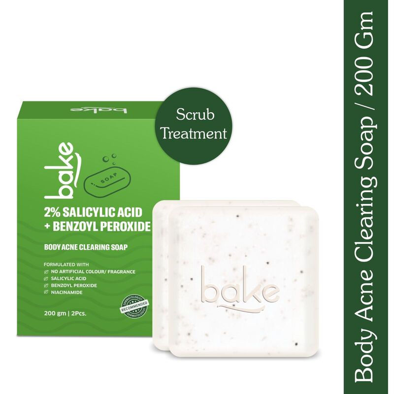 BAKE 2% Salicylic Acid Soap for Face & Body Acne