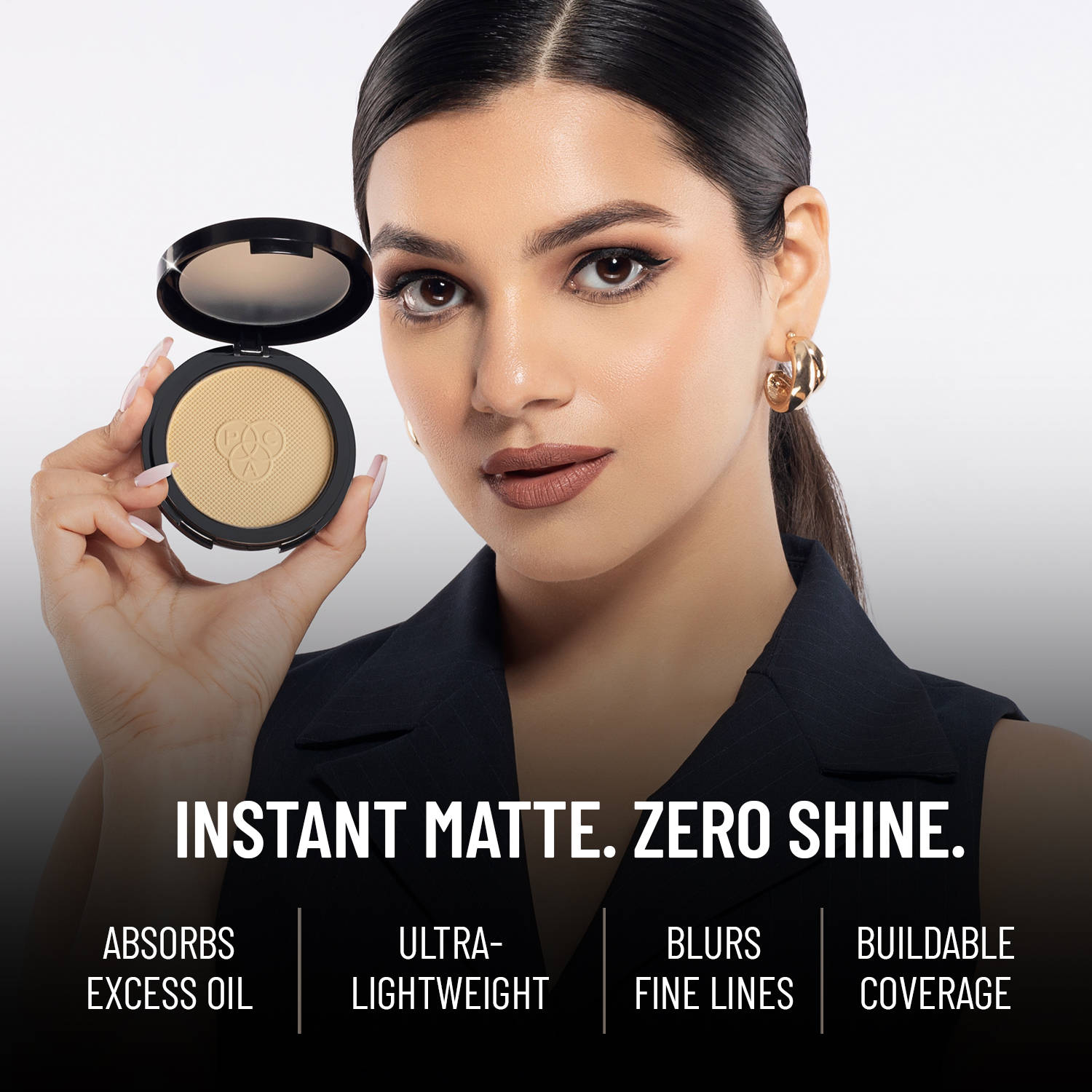 Buy PAC Matte Touch Compact Powder Buildable Coverage, Lightweight ...