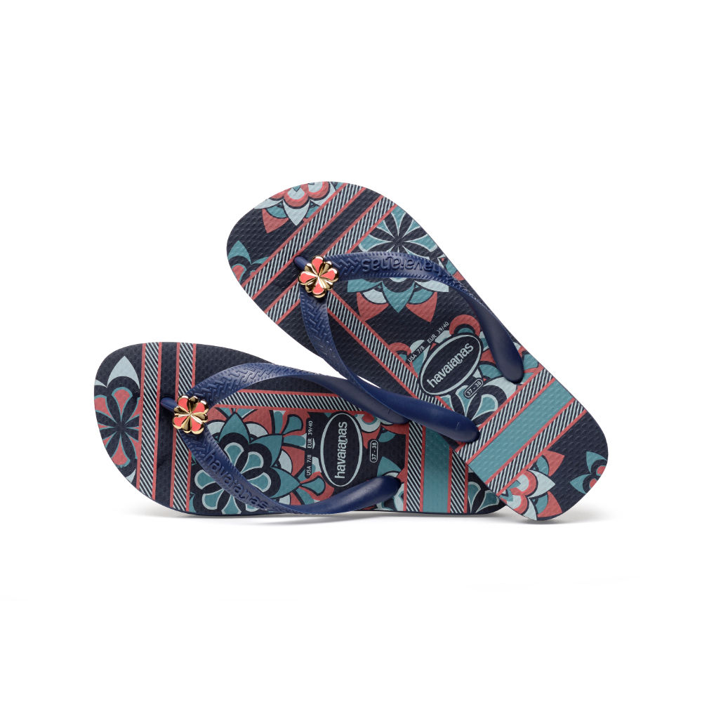 Buy Havaianas Navy Blue Sandalias Top Gracia FC Prep Flipflops Online