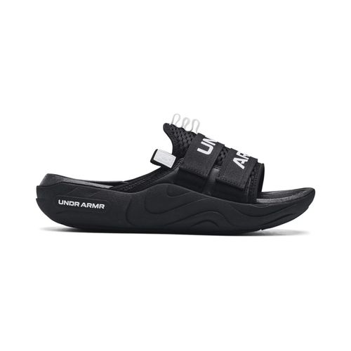 Under Armour UA Unisex Alpha Slides-Black