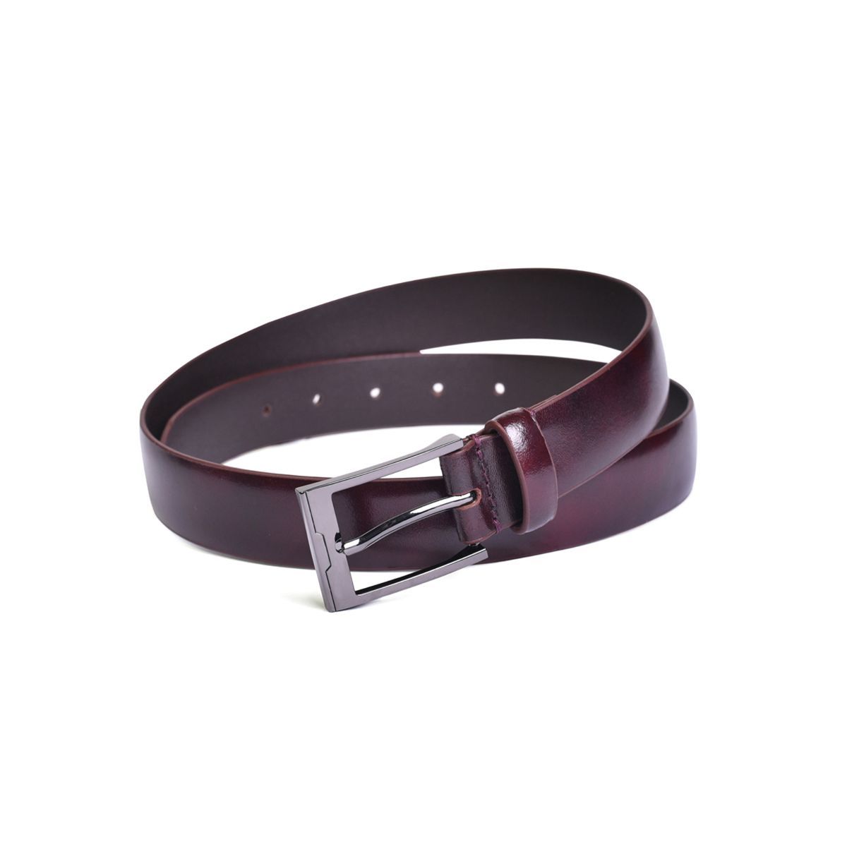 Belwaba Genuine Italian Leather Navy Mens Belt With Shiny Gunmetal Finished Buckle (42) (Navy Blue) At Nykaa, Best Beauty Products Online