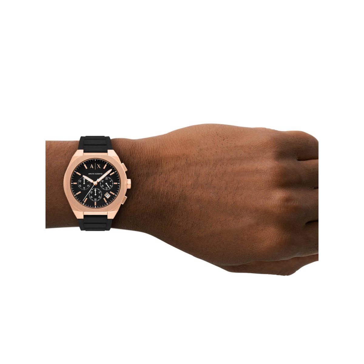 Buy ARMANI EXCHANGE Sync Rose Men Quartz Watch (AX4190) - Black (M