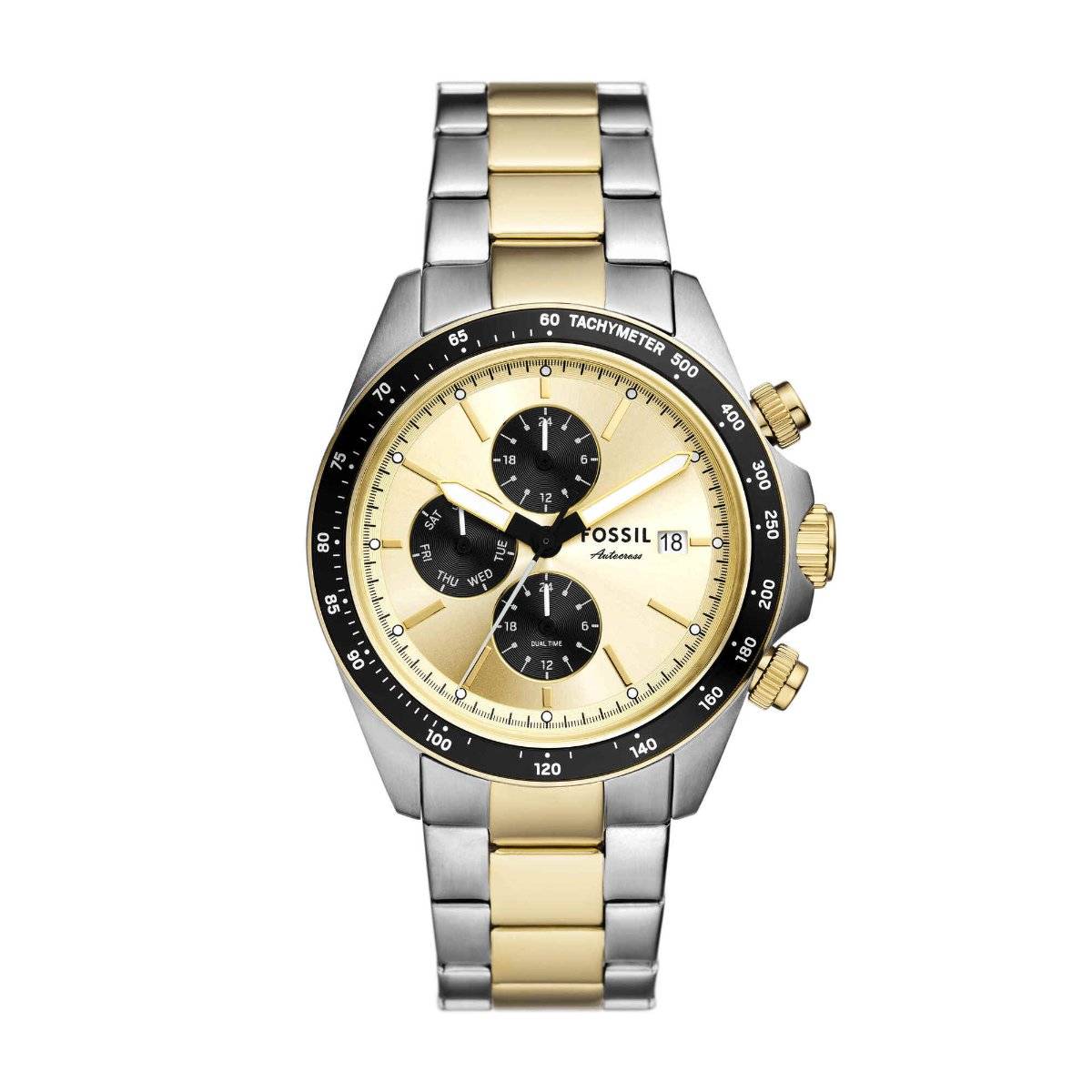 Fossil Autocross Men Quartz Watch (FS6126) - Gold (M)