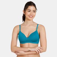 Buy Zivame Padded Non Wired 3-4th Coverage Backless Bra - Powder Pink Online