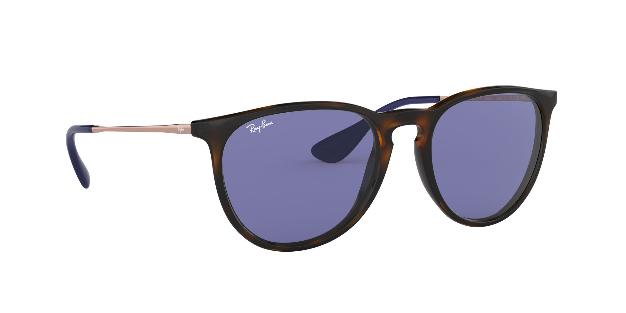 Buy Ray-Ban 0RB4171 Purple Erika Round Sunglasses (54 mm) Online