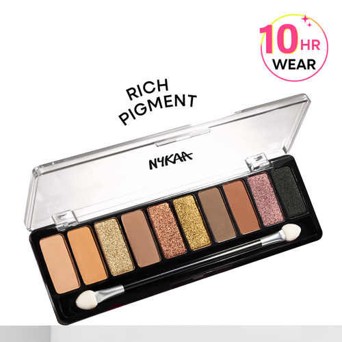 Nykaa Cosmetics Eyes On Me! 10-in-1 Eyeshadow Palette
