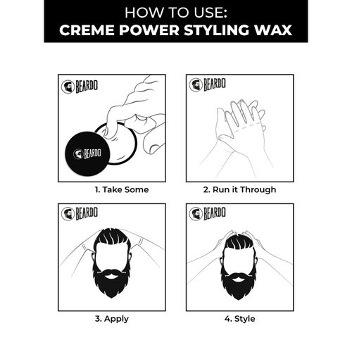 Beardo Creme Power Hair Styling Wax for Men: Buy Beardo Creme Power Hair  Styling Wax for Men Online at Best Price in India | Nykaa