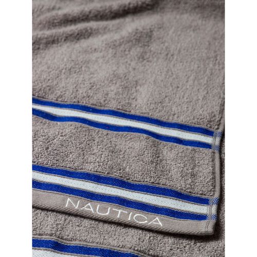 Buy NAUTICA Fluffy Zero Twist 100% Cotton Towel - 2Pc Bath Towel (Cross  View) Glitter-Navy/White