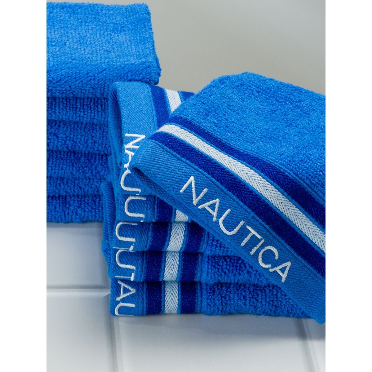 Buy Nautica Super Soft Zero Twist 100 Cotton Towel 12Pc Face Towel