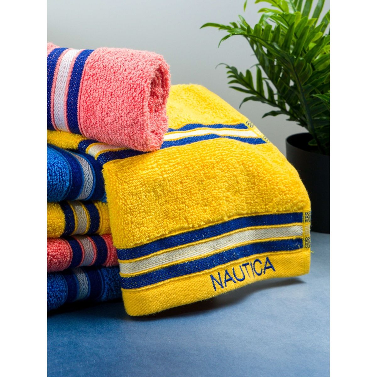 Buy Nautica Zero Twist 100 Cotton Towel 6Pc Hand Towel Big Flass