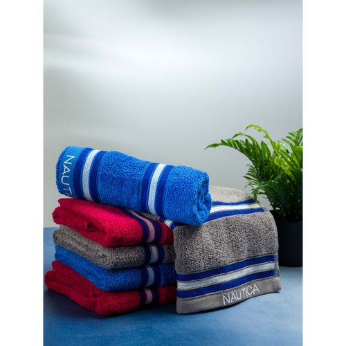 NAUTICA Navy Plaid 100% Cotton Kitchen Towels (3 Piece Set