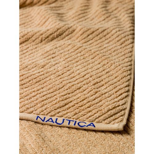NAUTICA Fluffy Zero Twist 100% Cotton Towel -2pc Hand Towel (cross view)  solid-white – Bianca Home
