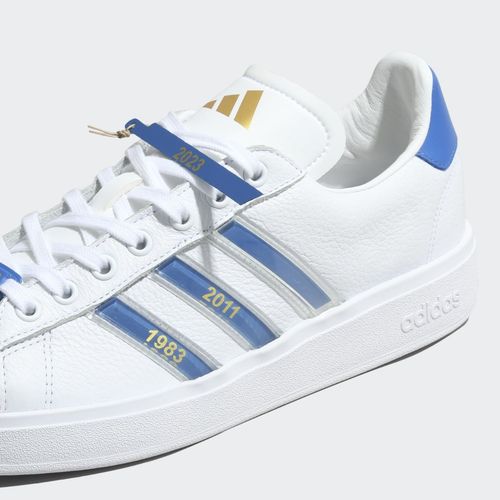 adidas 2023 World Cup Ltd Edt Shoe Unisex White Cricket Shoes (UK 4)