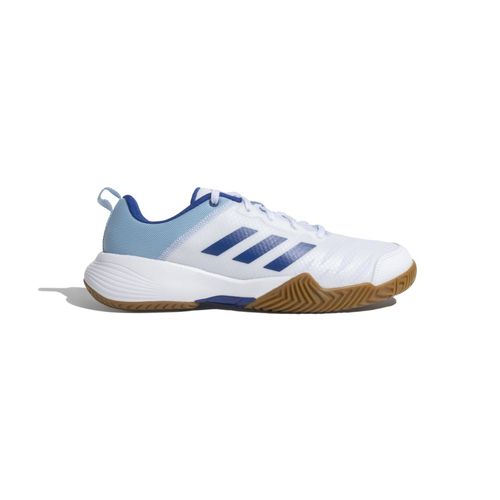 adidas Indoor Reel Unisex White Training Shoes (UK 4)