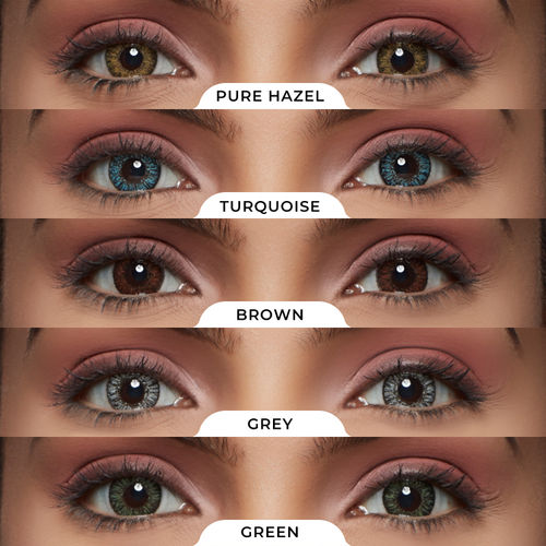 PAC IRIS Premium Contact Lenses Mix Comfortable Natural Looking, Day  Wear, Non-Irritating - Main Image