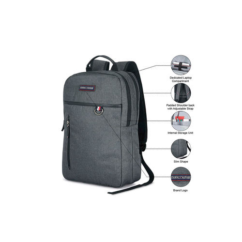 Tommy Hilfiger Th City Series Backpack Solid Grey 8903496100709