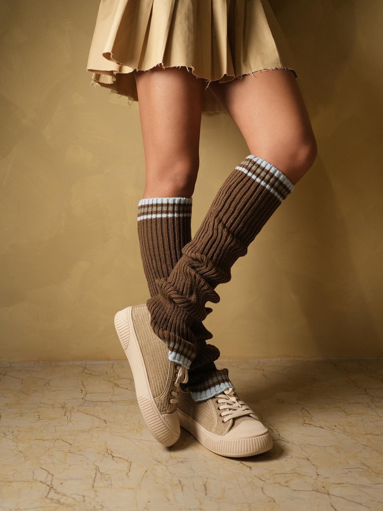 Buy Theater Cricket Leg Warmers - Dark Brown Online