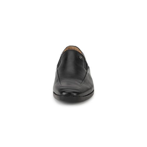 Louis Philippe Solid Black Formal Shoes