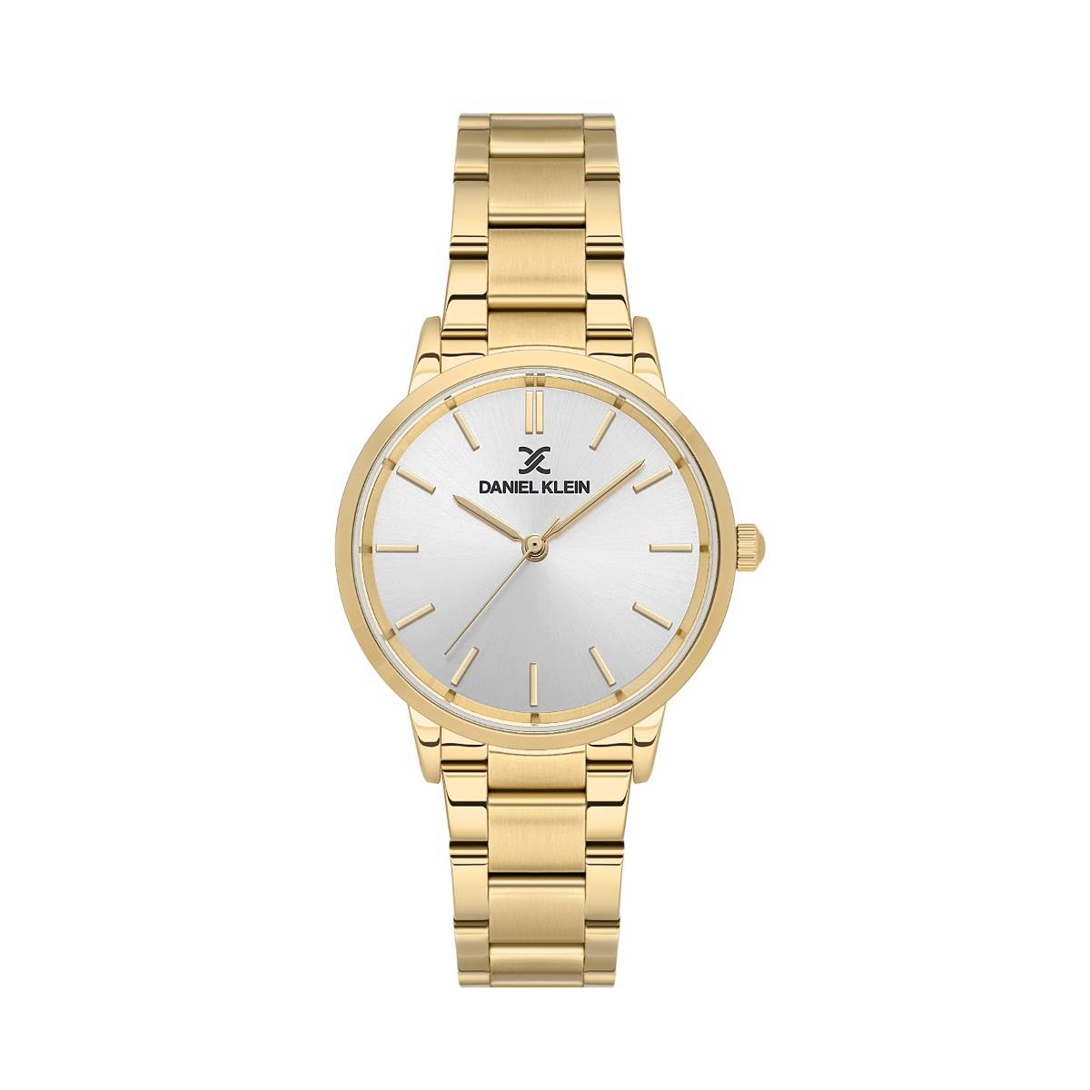 Daniel Klein Premium Women Silver Dial Metallic Strap Watch - DK.1.13828-2 (M)