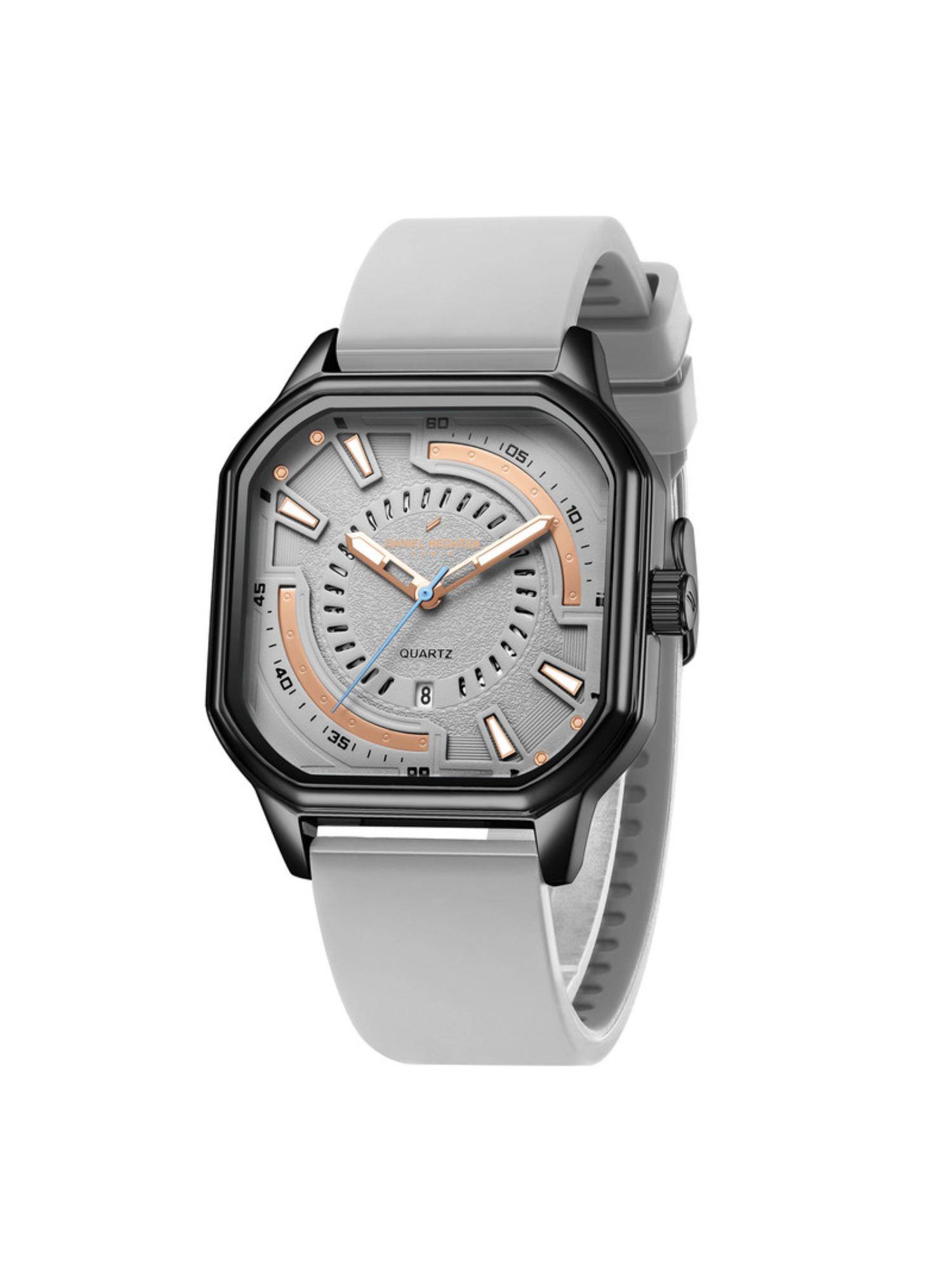 Daniel Hechter Paris Rivoli Collection Modern Analog Watch For Men Grey DHM1003 (M)