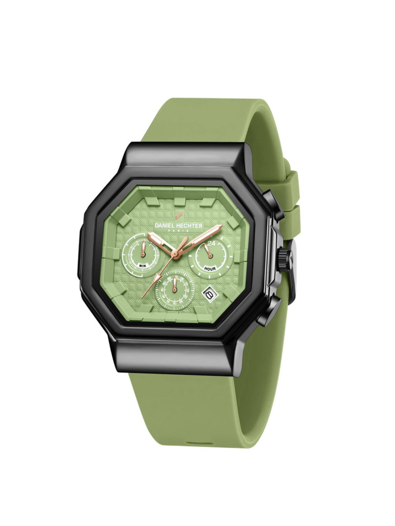 Daniel Hechter Paris Daumesnil Collection Analog Watch For Men Green DHM1018 (M)