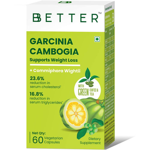 BBETTER Garcinia Cambogia For Weight Loss Supplement - Veg ...