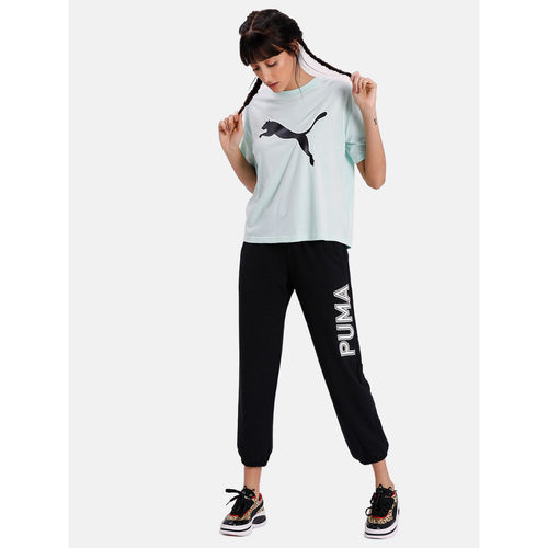 Puma Modern Sports Logo Relaxed Green T-Shirt (XXS)