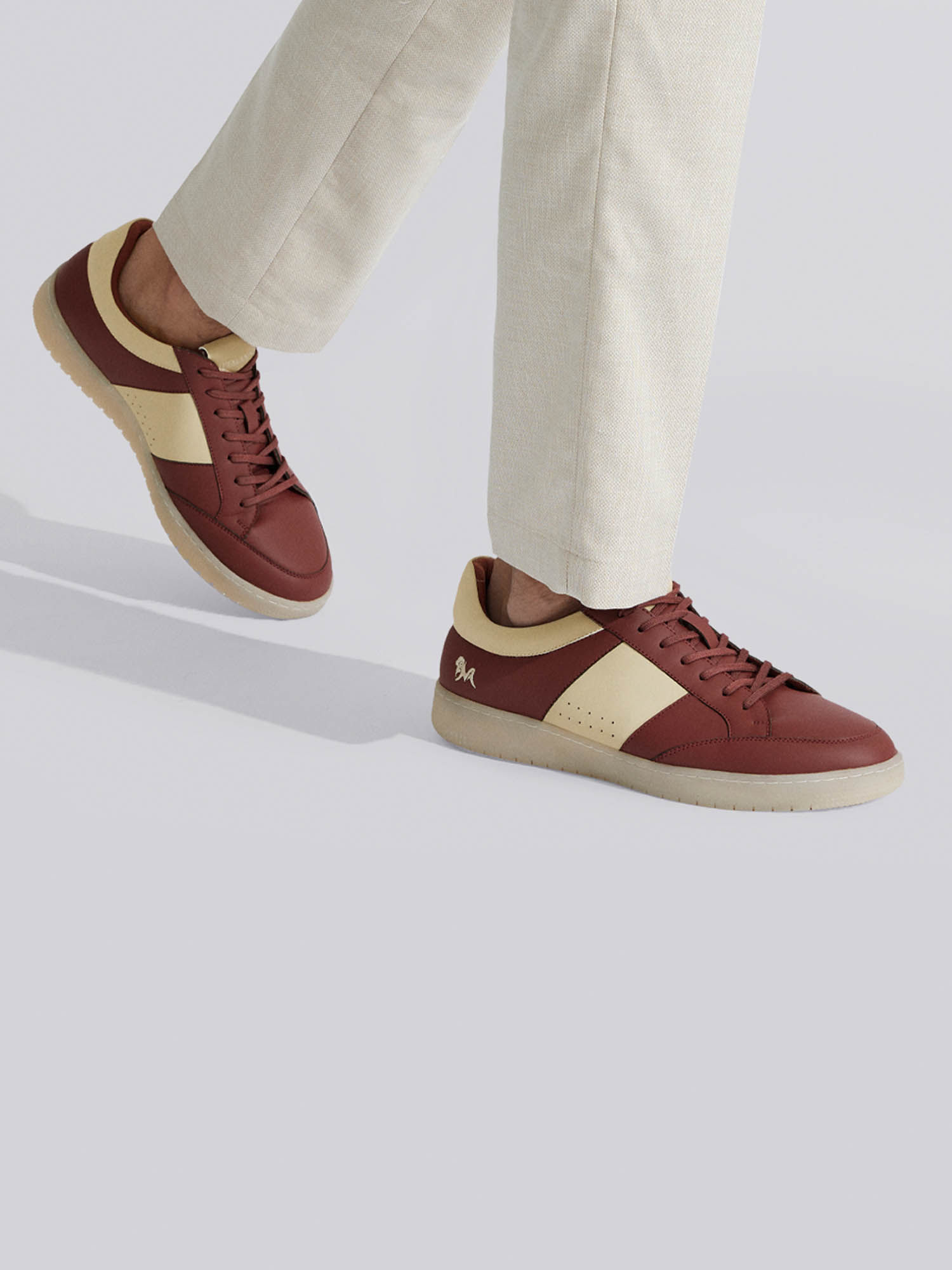Buy Neeman's Mens Maroon City Strides Sneakers Online