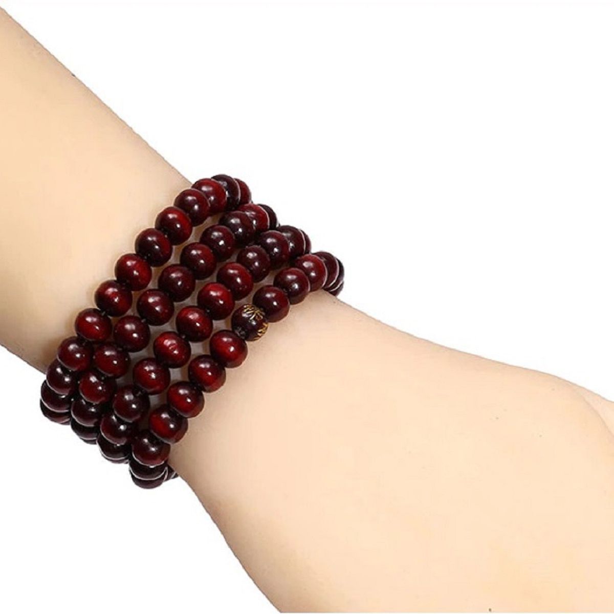 Fabula Natural Wood Maroon Colour Buddha Meditation 108 Prayer Beads Mala  Multi Layer Bracelet Buy Fabula Natural Wood Maroon Colour Buddha  Meditation 108 Prayer Beads Mala Multi Layer Bracelet Online at Best