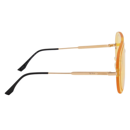 TED SMITH Iconic Aviator Uv Protection Yellow Sunglasses for Mens Womens
