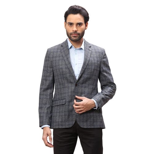 Buy Park Avenue Dark Grey Blazer Online