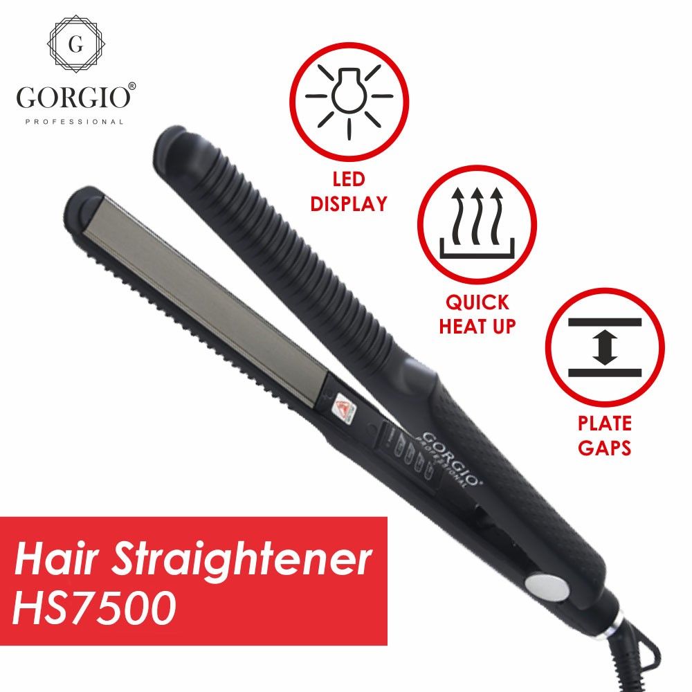 Gorgio Professional Hair Straightener Brush HB6030 Buy Gorgio Professional Hair  Straightener Brush HB6030 Online at Best Price in India  Nykaa