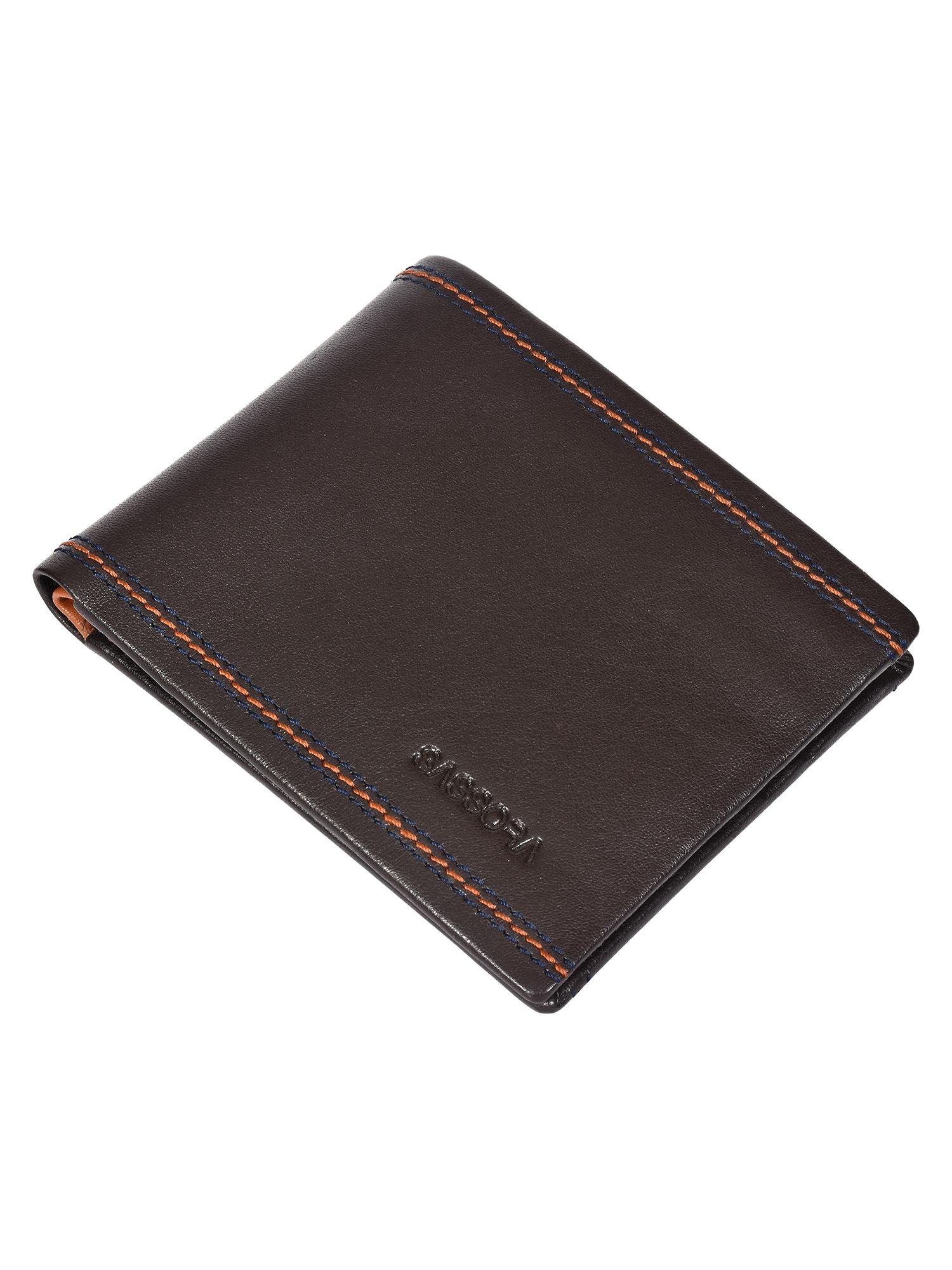 Buy Sassora Premium Genuine Leather Rfid Bifold Men Wallet (Medium