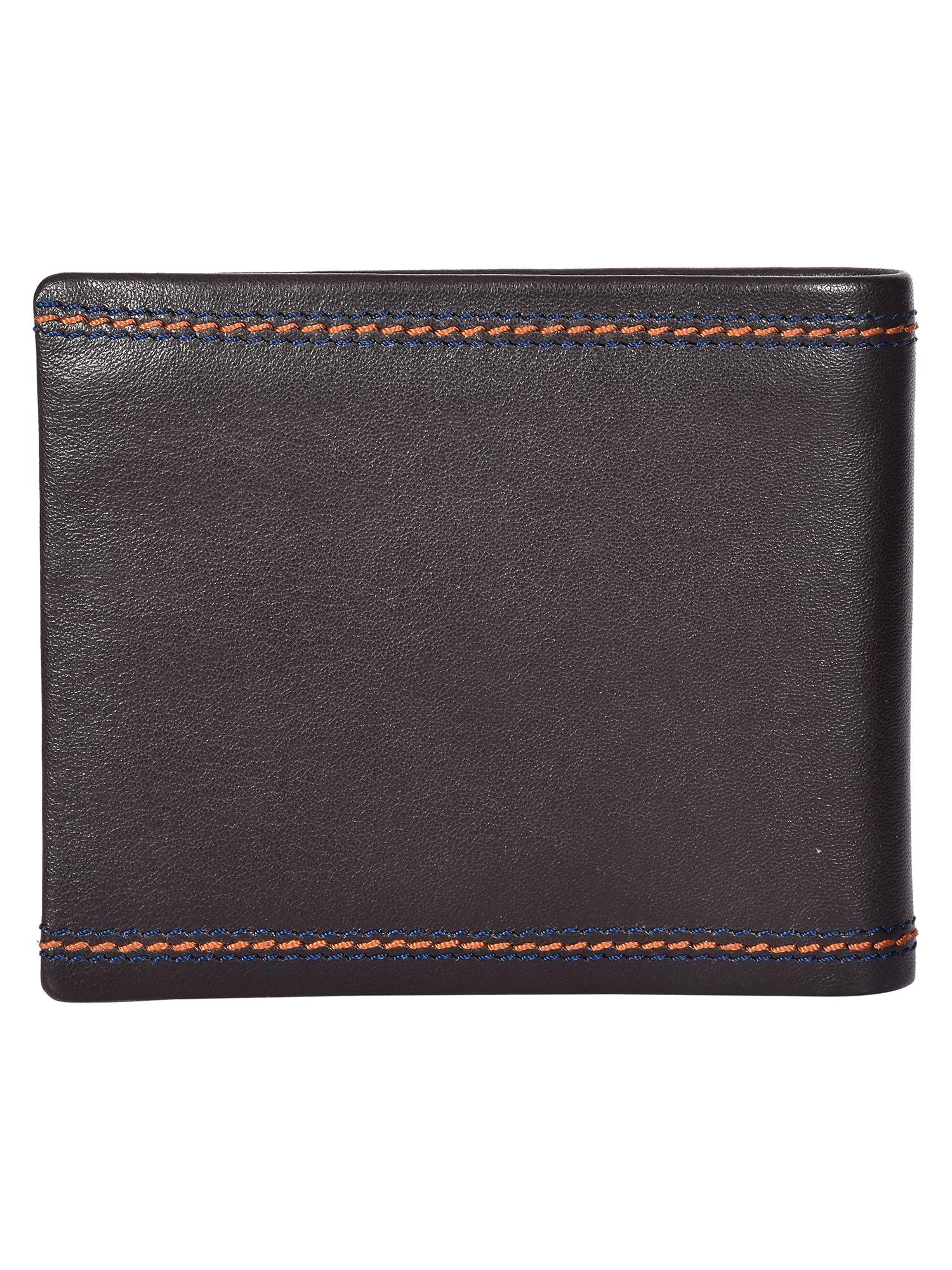 Buy Sassora Premium Genuine Leather Rfid Bifold Men Wallet (Medium