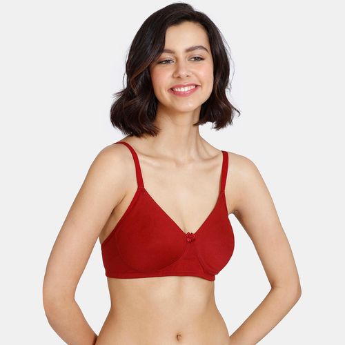 Buy Zivame Double Layered Non Wired 3/4Th Coverage Sag Lift Bra - Sundried  Tomato Brown at