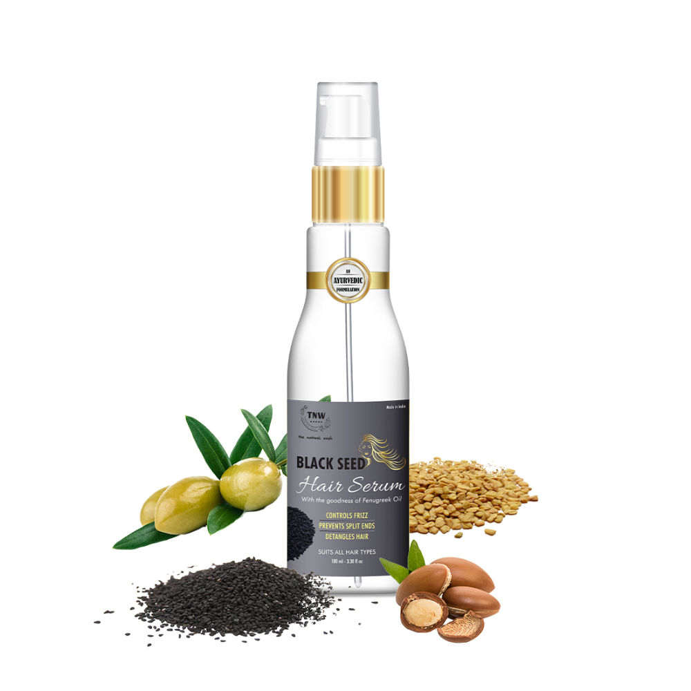 TNW The Natural Wash Black Seed Hair Serum for Dry, Tangle-Free, Frizz-free & Smooth Hair