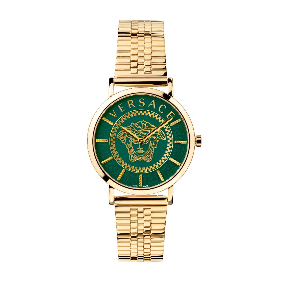 Buy Versace 2 Hands Mens Analog Black Dial Coloured Quartz Watch -  VE6A00223 (M) online