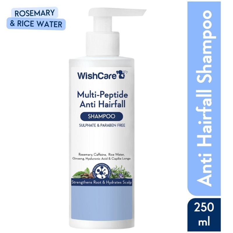 Wishcare Multi Peptide Rice Water Anti Hairfall Shampoo