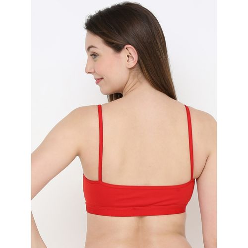 Buy Berry's Intimatess Red Color Non-Wired & Non Padded with Medium Coverage  Bra Online