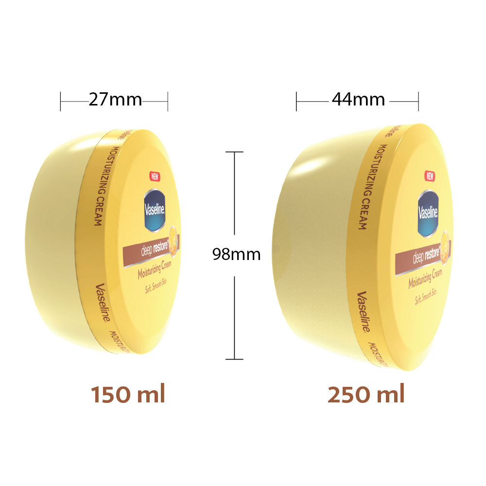 vaseline deep restore moisturizing cream