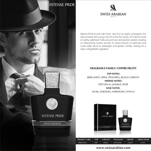 Buy Swiss Arabian Intense Pride EDP For Him Online
