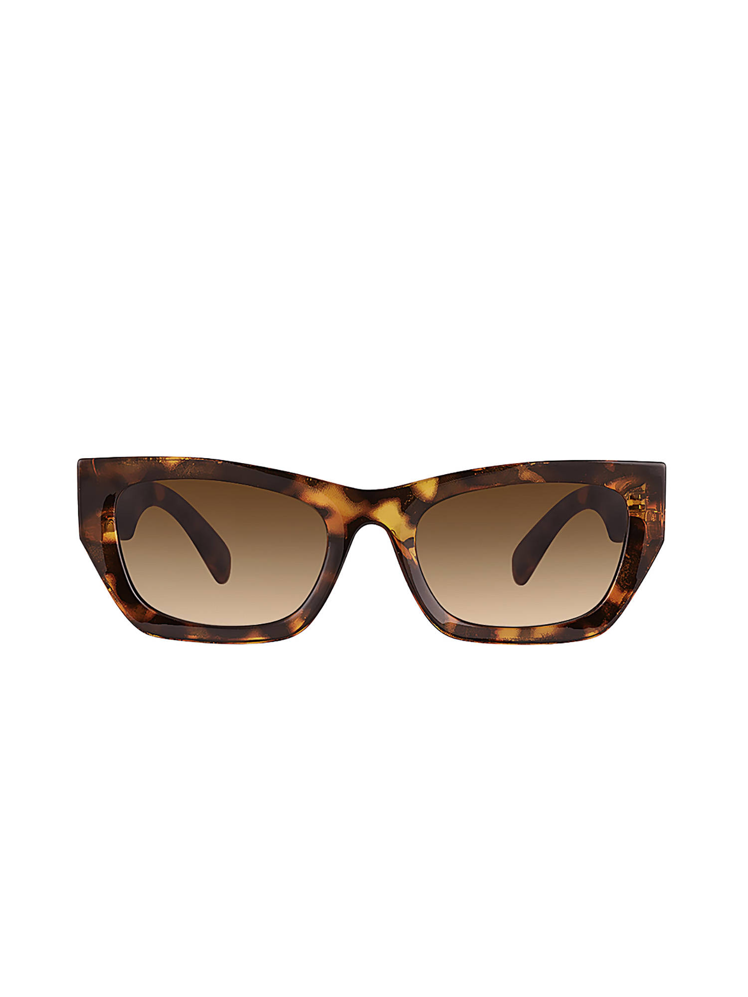Daniel Klein UV400 Protection Oversized Rectangle Brown Lens Sunglasses