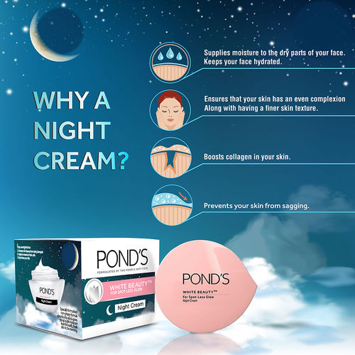 Ponds White Beauty Night Cream Buy Ponds White Beauty Night Cream Online At Best Price In India Nykaaman Kenapa aku sering skip pond's white beauty night cream? ponds white beauty night cream