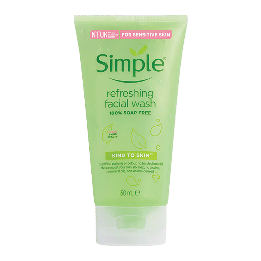 simple refreshing facial