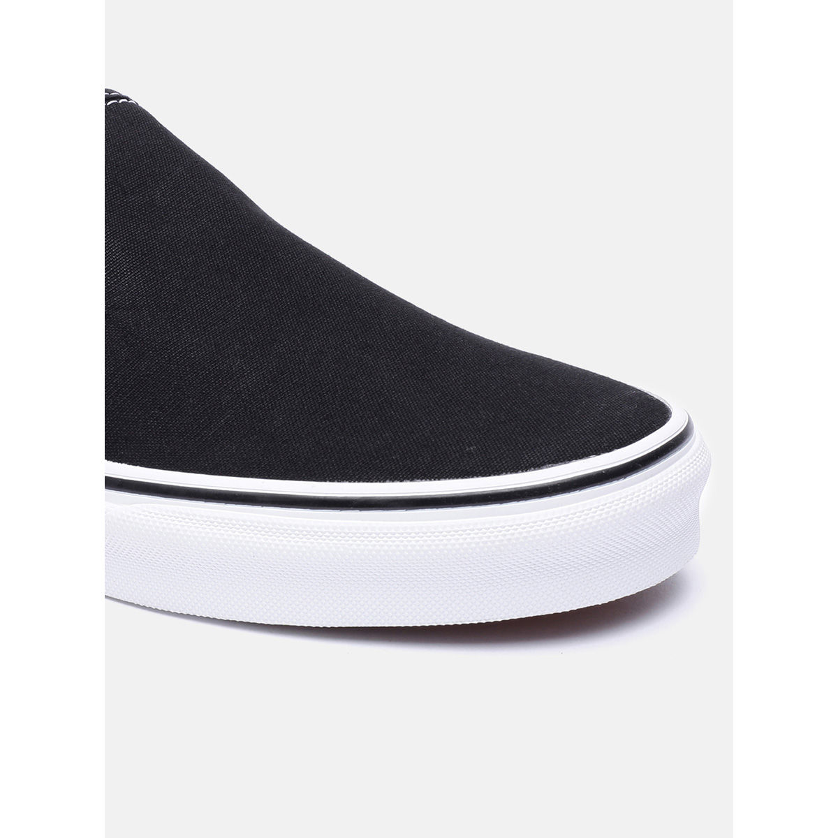 Vans slip on discount zwart