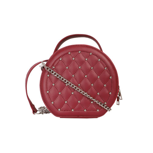 Bagsy Malone Maroon Embellished Full Moon Sling Bag: Buy Bagsy Malone Maroon  Embellished Full Moon Sling Bag Online at Best Price in India