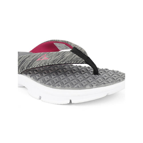 Buy Power Textured Grey Slippers Online