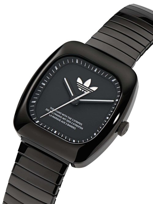adidas Originals Retro Wave One Unisex Black 37 Mm Dial Analog Watch  Aosy24026 (M)